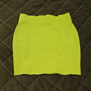 WOW Couture Neon Green Mini Skirt